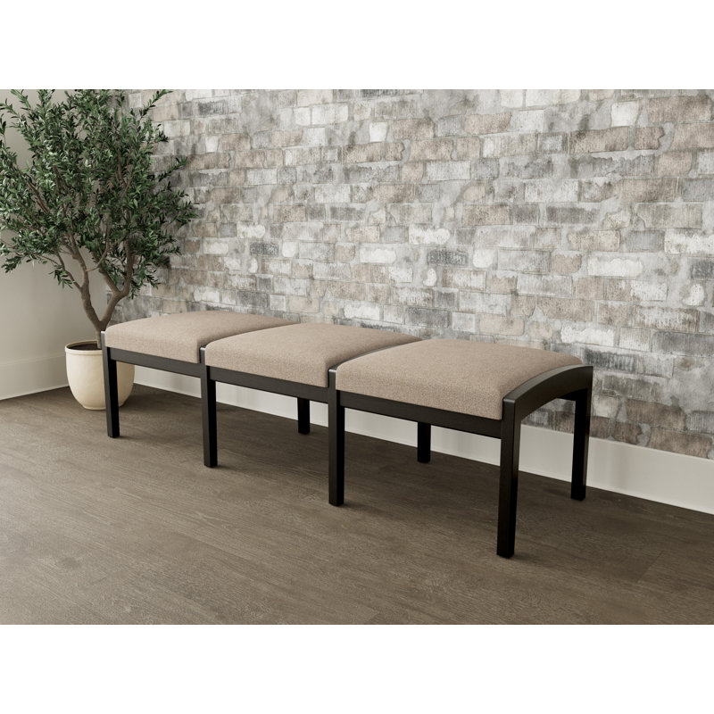 Banc en bois 3 places Lenox, Noir, noir, noir, noir, Limon Archetype