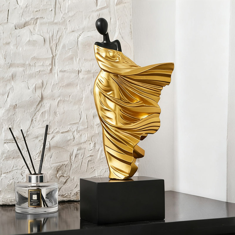 Objet décoratif moderne en résine