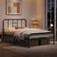 Metal-Framed Bed with High Headboard-1024030405-1038813273
