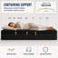 Matelas hybride rafraîchissant individuel de 30 cm (12 po) avec surmatelas médium, support à 3 zones et mousse certifiée CertiPUR-US.-1404738667