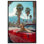 Art Remedy, toile d'art moderne tigre rouge, Mustang rouge rugissant II