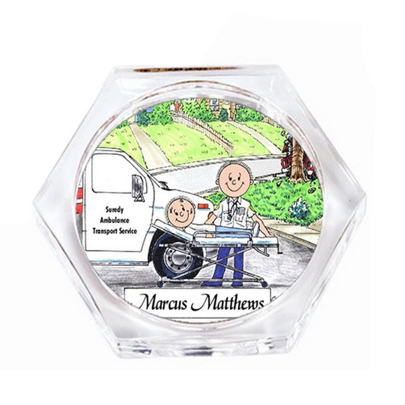 Ensemble de 4 sous-verres personnalisables EMT, Oui