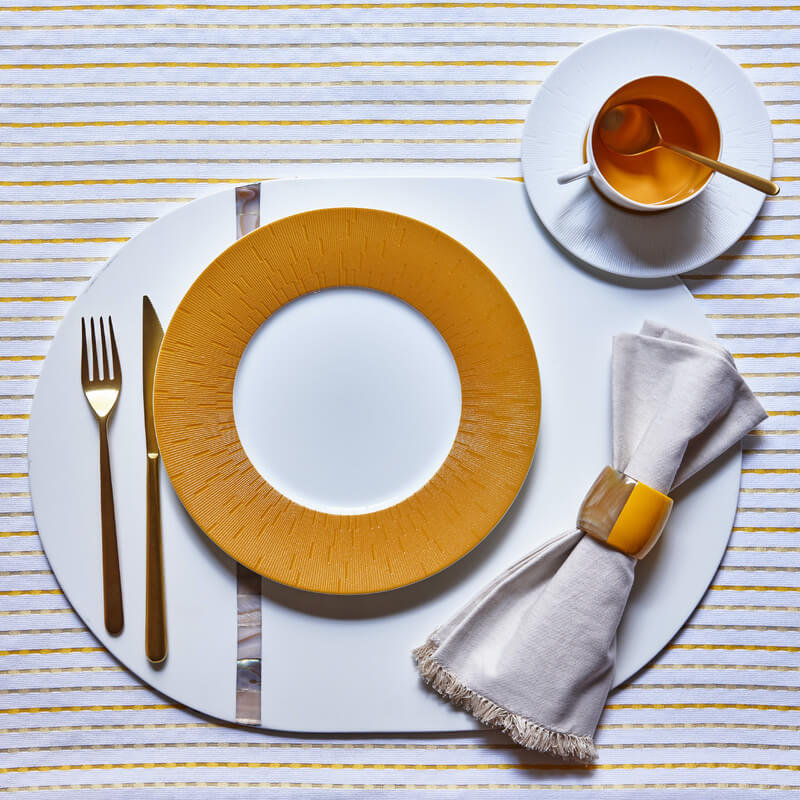 Lacquer Shell Placemats, Black