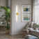 28.3'' Timer LED Flush Mounted Sconces, 6000K Wallchiere Battery Operated