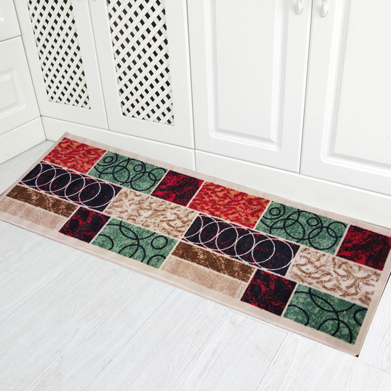 Tapis de cuisine Jerod, Tapis de couloir 1,11 po x 7 pi