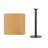 Jack Square Laminate Table Top with Table Height Base-1774157734-1774157742