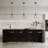 Brough Industrial 1 Light Black Cage Pendant