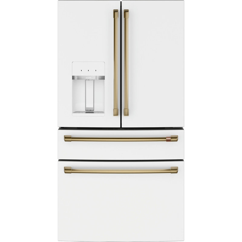Refrigerator Handle Kit, Brushed Brass