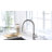 Pull Down Single Handle Kitchen Faucet-15858014