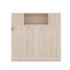 Grand lit escamotable avec armoires de rangement-204367664