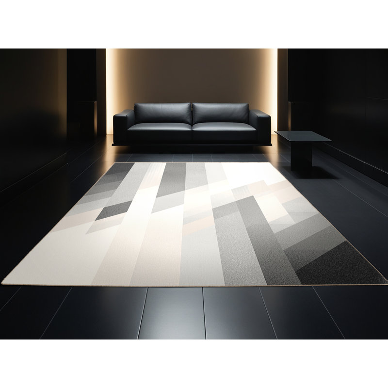 Tapis dégradé beige lavable à la machine - Paxon, 5 X 8