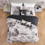 Ensemble d'édredon réversible 100% satin de coton 5 pièces Bebejan Rocky Mountains-119345206