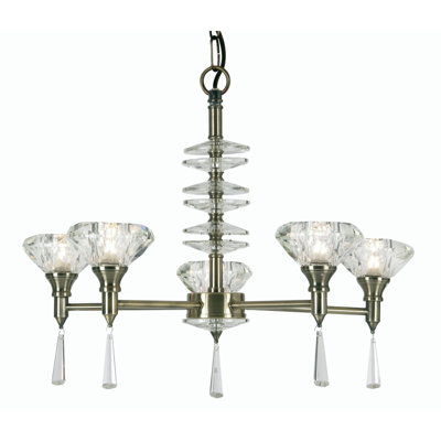 Jamari 5 - Light Crystal Chandelier