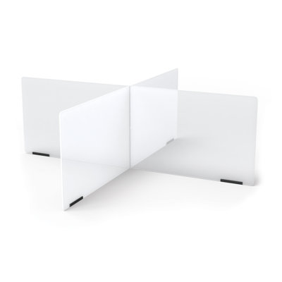 Jonti-Craft® See-Thru - 4 séparateurs de table