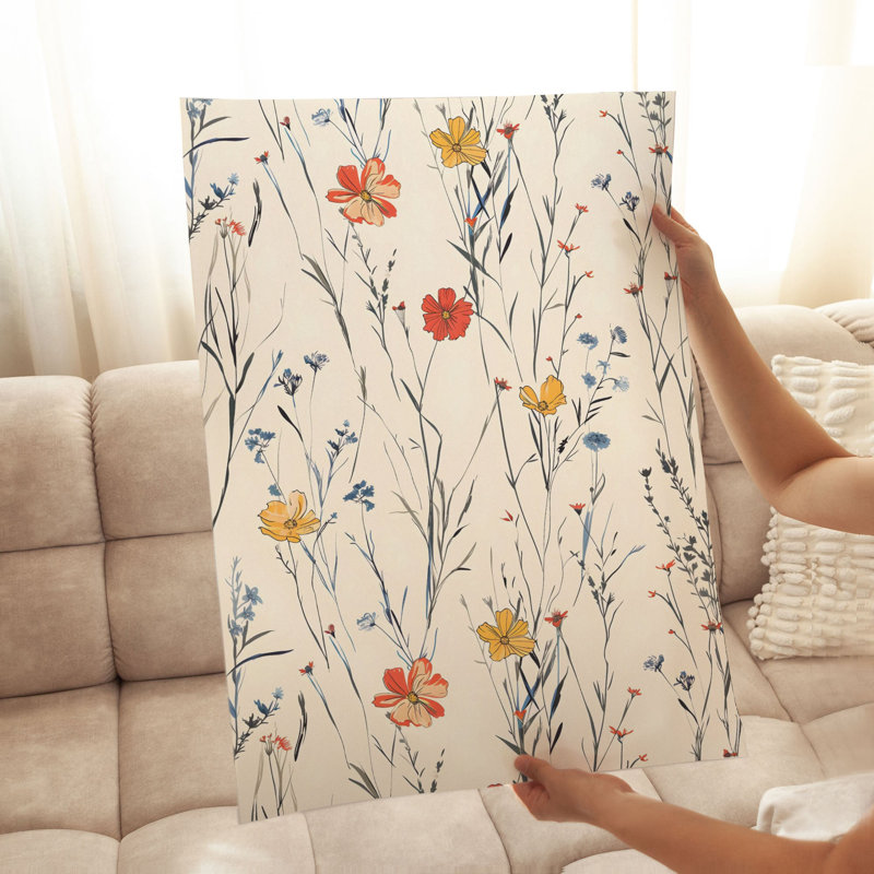 «Botanical Wildflower Elegance XI Cottage», reproduction d'art non encadrée