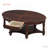 Vintage Oval Grainger with Drawer and Storage Shelf, Antique Cocktail Table in 45", French Country Accent Table for Living Room-1177353944-1177353947