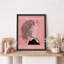 «She Never Cared For The Crown Modern Gold and Pink Fashion Butterfly Elegant» sur papier-98266579-98266584