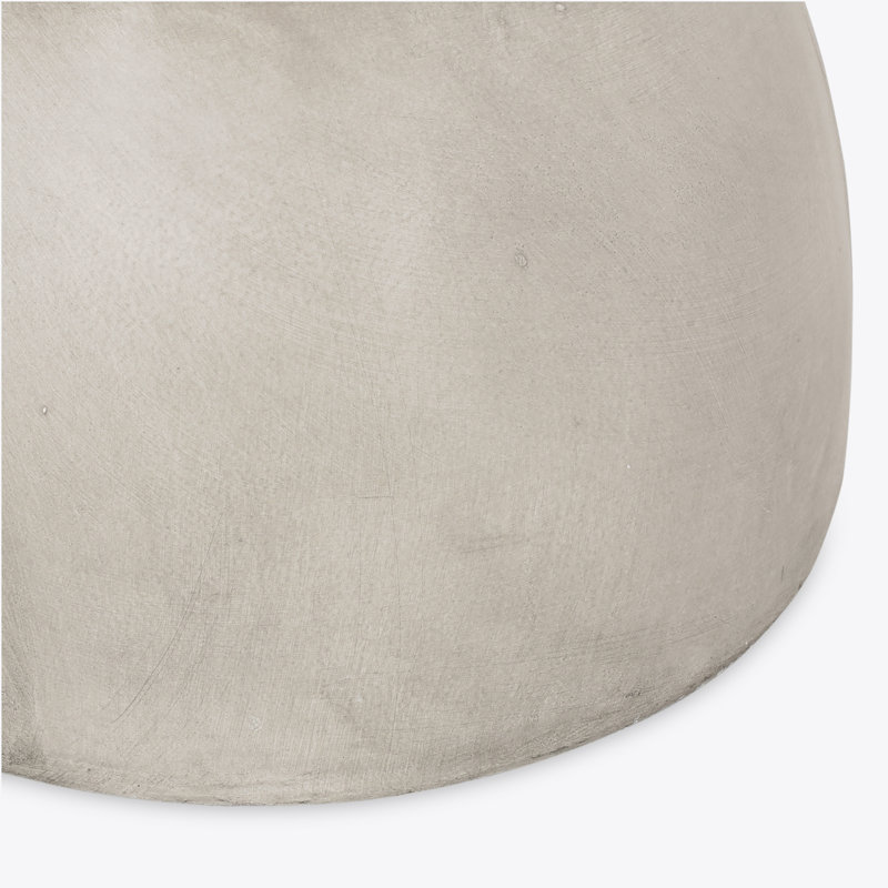 Domitri Modern Lightweight Concrete Round Side Table