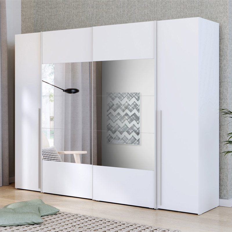 Koran No Wardrobe, White, 210.5cm H x 270.3cm W x 61.2cm D