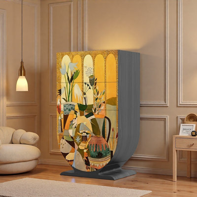 Commode 4 tiroirs en bois massif