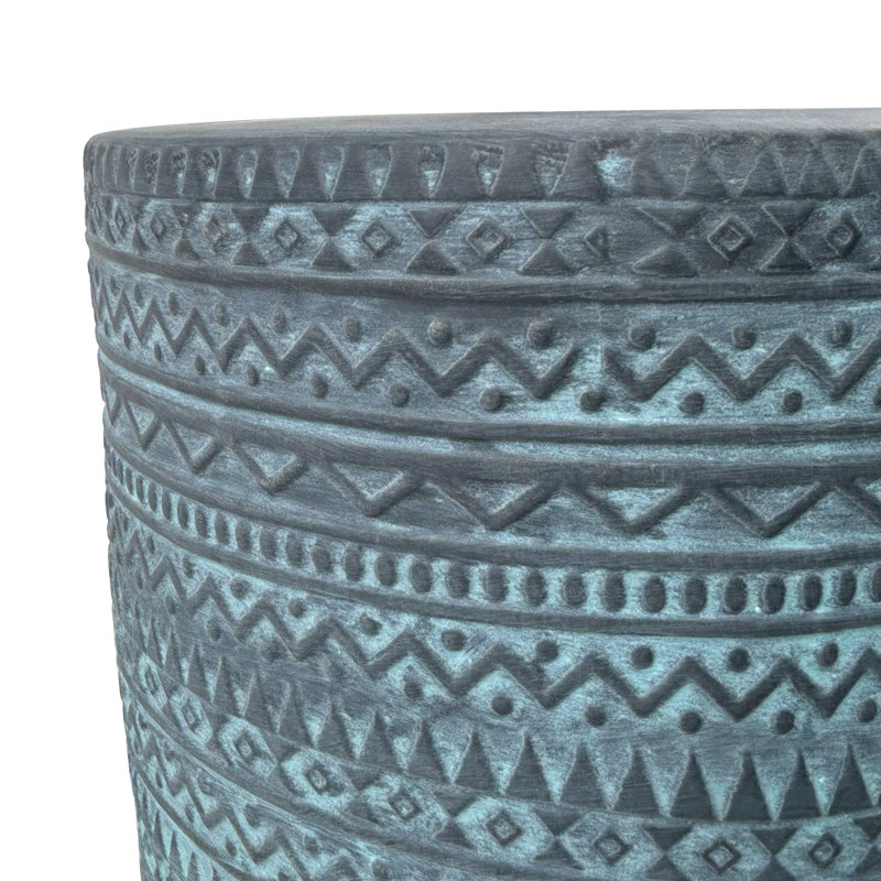 Retro ceramic stool, Blue