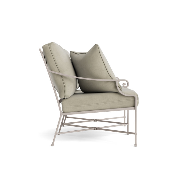 Venetian Outdoor 2 - Seat Loveseat, Dove, Fusion Charcoal