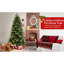 Arbre de Noël artificiel de 7 pi avec 340 lumières DEL, 2126 pointes réalistes, technologie de connexion rapide pour arbre de décoration intérieure, technologie dense, décoration de pièce maîtresse de bureau
