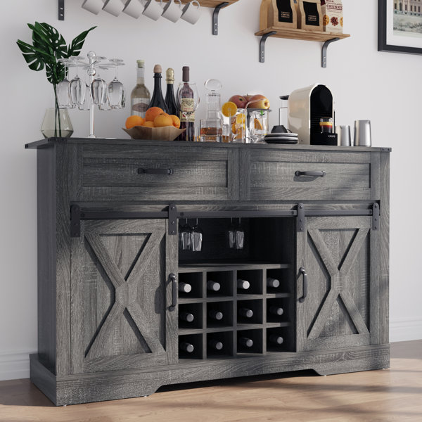 Gracie Oaks Jamien Bar Cabinet | Wayfair Jamien Bar Cabinet