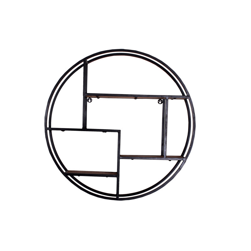 Lehoux 4 Piece Circle Metal Accent Shelf