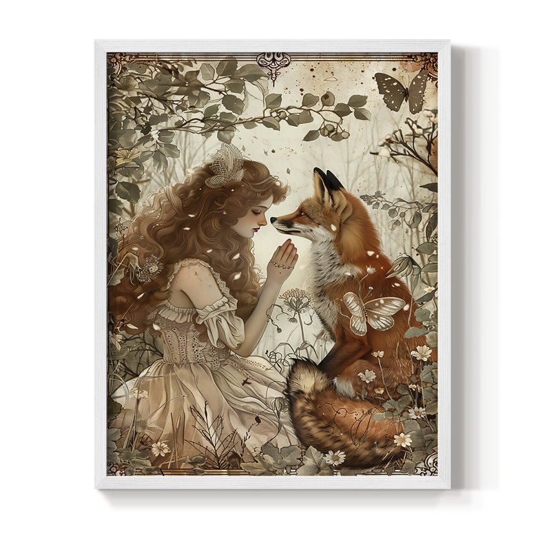 «WOMEN Series CDII», reproduction encadrée - bois massif, H 30 po x l 24 po, Blanc