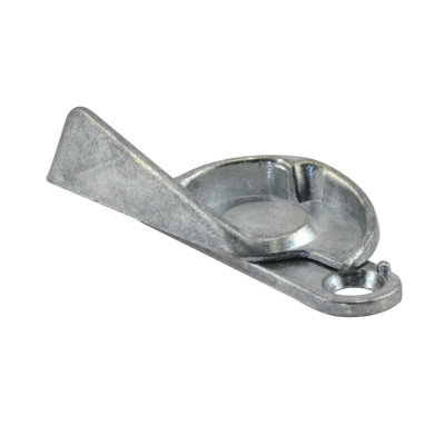 Prime-Line Sliding Window Sash Lock, 1-1/2 in. Hole Centers, Diecast Zinc, Nickel Plated