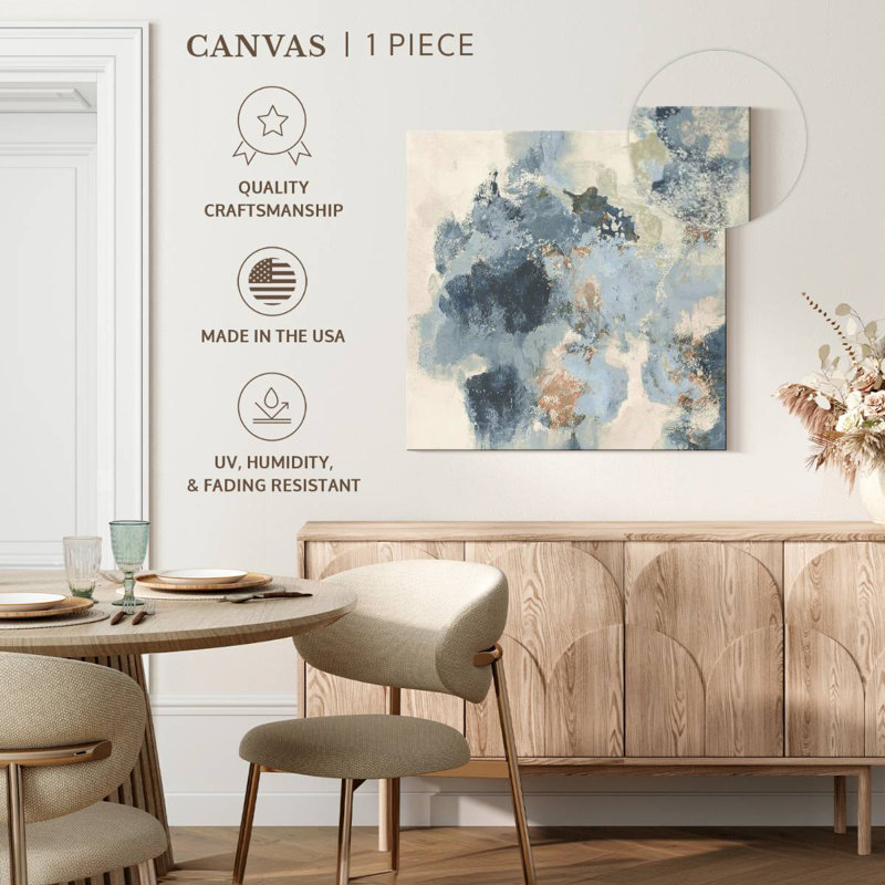 Monogramme naturel, H 20 po x l 20 po