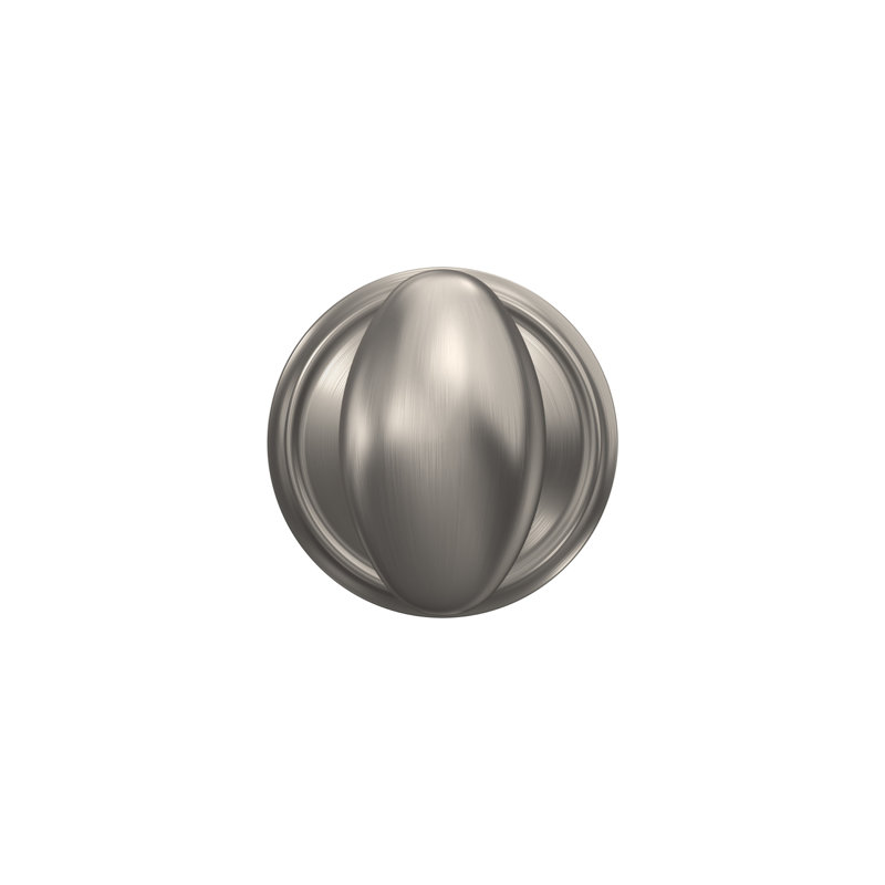 Siena Single Dummy Door Knob, Satin Nickel