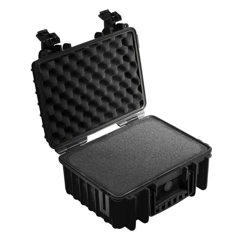 Black Water Resistant Polypropylene Camera Case with Foam Insert