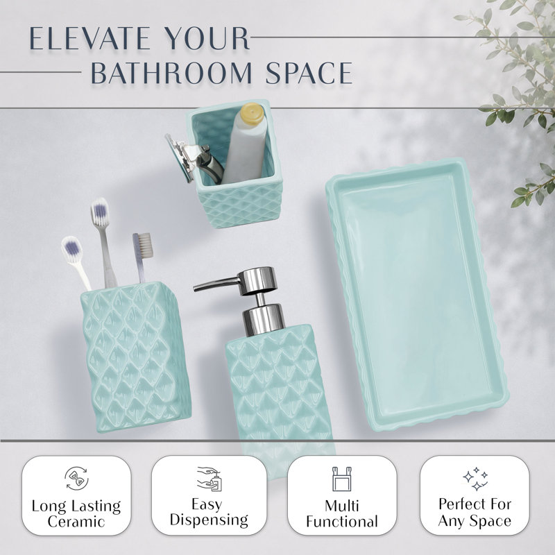 Bathroom Accessory, Turquoise