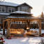 15 Ft. W x 13 Ft. D Wood Grain  Aluminum Patio Gazebo-121540243