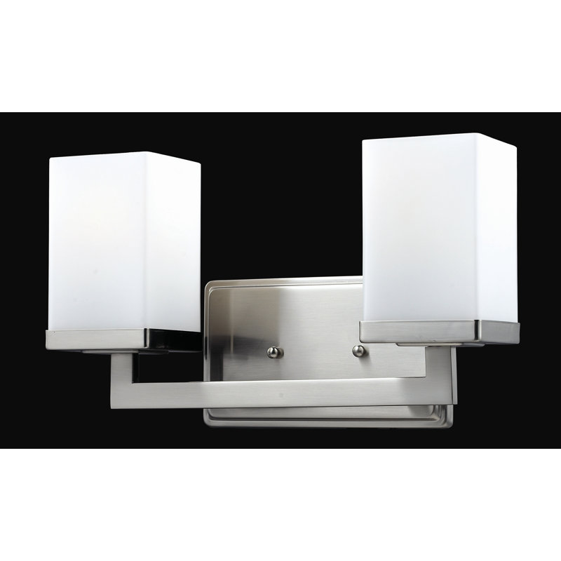 Flanigan 2 - Light Dimmable Vanity Light, Brushed Nickel