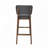 Mykeil Upholstered Counter Stool with Solid Wood Frame-2030365338