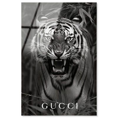 Wild Gaze Acrylic Print Animal Art Prints by Notoriart, Ready to Hang, 36 x 54