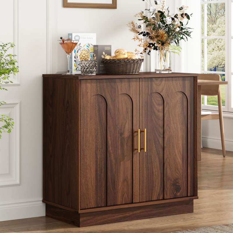 Armoire 2 portes + table basse, Brun