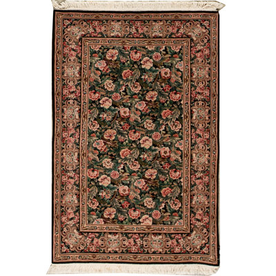 Wool Floral Indoor Rug