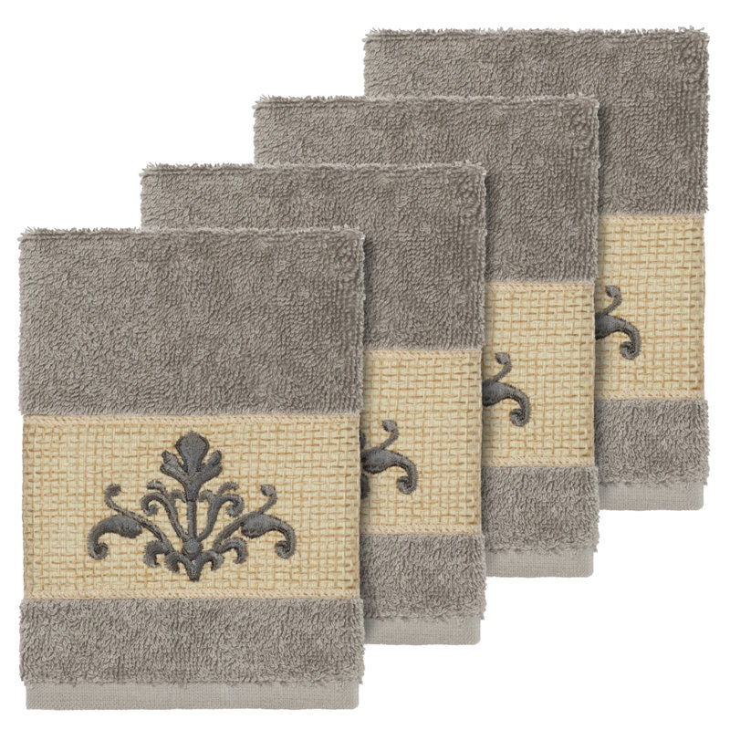 Essuie-mains en coton turque, Gris foncé