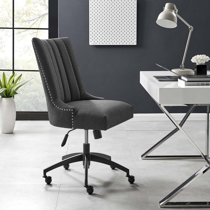 Chaise de bureau Empower Channel, gris, Noir