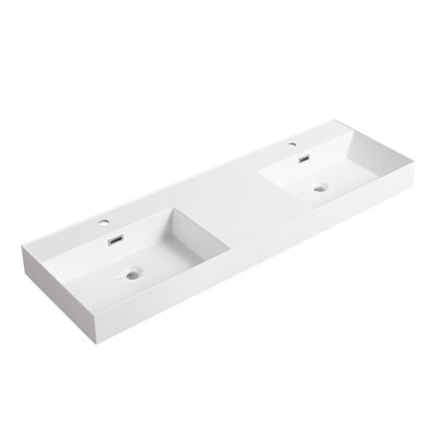 60 Inch Bathroom Resin Sink