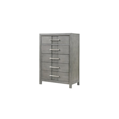 Commode 5 tiroirs de style moderne en bois