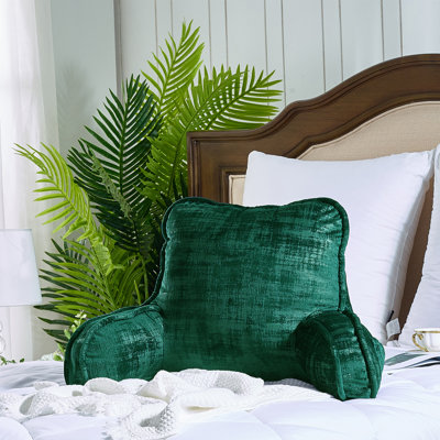 Textured Velvet Bedrest Pillow Cover & Insert