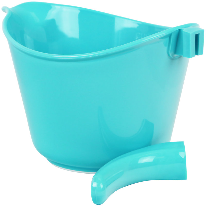Bol en plastique Alicio de Ebern Designs, Turquoise