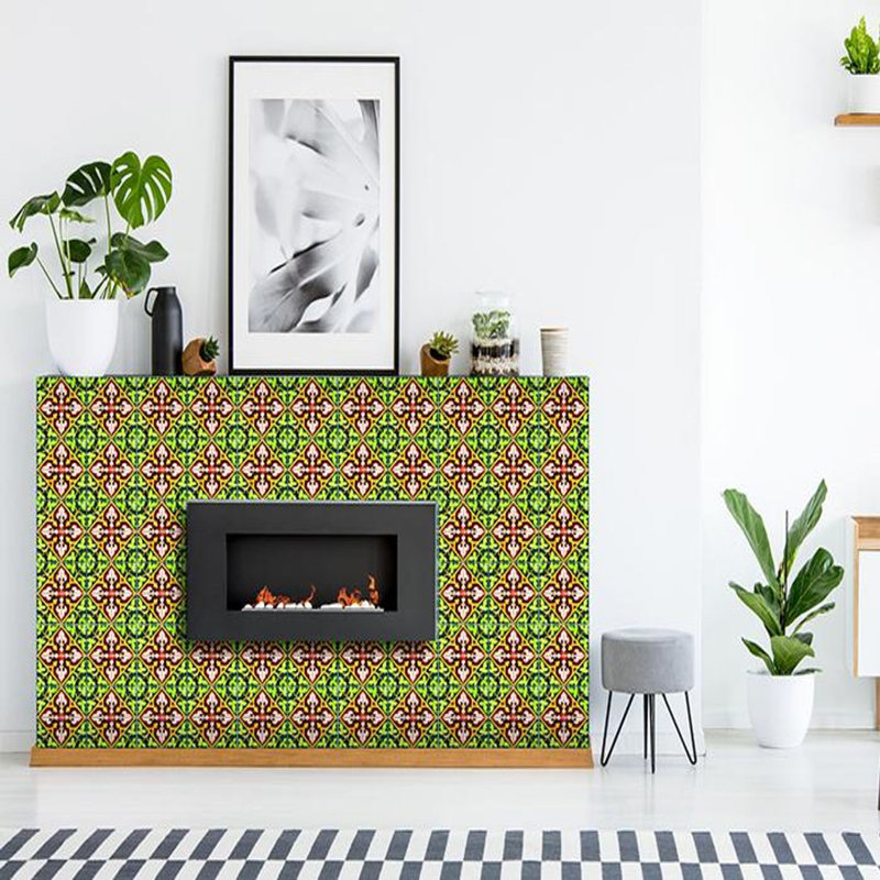 Carrelage mosaïque auto-adhésif en vinyle Leva, H 4 po x l 4 po x P 0,1 po