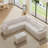 Extra Large Modular Sectional Sofa, Plush Corduroy Fabric, Modern Oversized L Shaped Sectional Couch With Deep Seat, Tool-Free Assembly-192985523