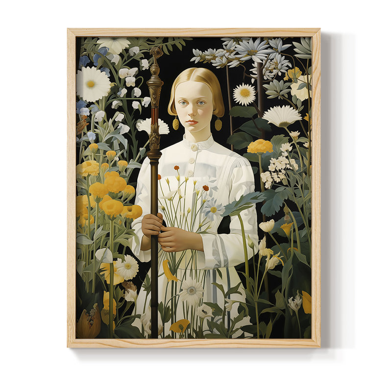 «WOMEN Series», reproduction encadrée en bois massif, H 15 po x l 12 po